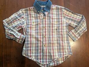 vintage Roper children's plaid button-down shirt Boys 4-5